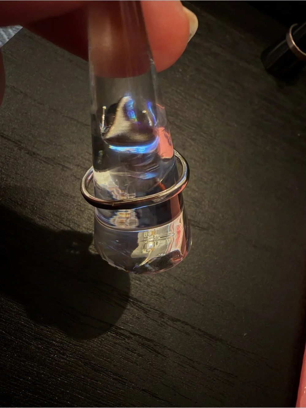 Crafting 3 rings with rhodium loss.